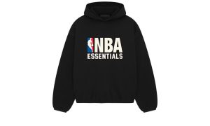 Fear of God Essentials NBA Hoodie Black