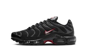 Nike Air Max Plus Black University Red Metallic Silver