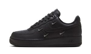 Nike Air Force 1 Low '07 LX Black Silver Mini Swoosh (W)