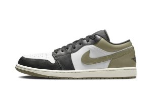 Jordan 1 Low 'Black Toe Medium Olive'