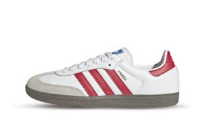adidas Samba OG White Better Scarlet