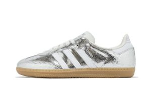 adidas Samba OG Silver Metallic Cracked Leather (W)