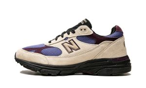 New Balance 993 Aime Leon Dore Beige Blue Maroon