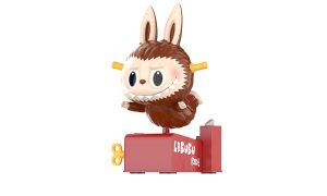 Pop Mart Labubu The Monsters Almost Hidden Series Kiddie Ride (Secret Edition) Figure