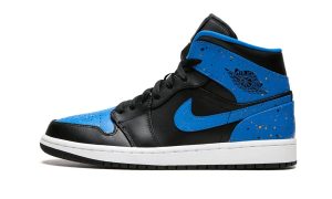 Air Jordan 1 Mid Royal Paint Splatter