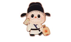 Pop Mart Labubu The Monsters Let's Have Fun Together Series Guessing Lantern Riddles Badge
