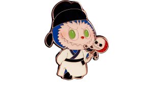 Pop Mart Labubu The Monsters Let's Have Fun Together Series Rattle-Drum Badge