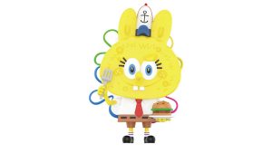 Pop Mart Labubu The Monsters Spongebob Series Champion Chef Figure