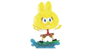Pop Mart Labubu The Monsters Spongebob Series Surfing Figure