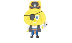 Pop Mart Labubu The Monsters Spongebob Series Thre Pirate (Secret Edition) Figure