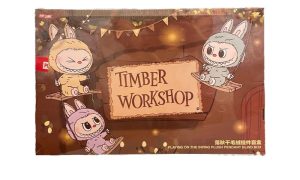 Pop Mart Labubu The Monsters Timber Workshop Playing on the Swing Plush Pendant (Pop Land Exclusive) Sealed Case (6 Blind Box)