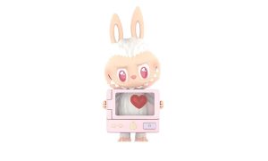 Pop Mart Labubu The Monsters Wacky Mart Series Microwave Oven Figure