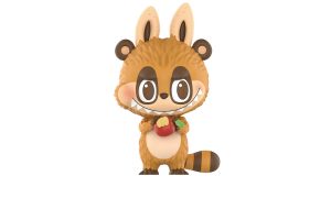 Pop Mart The Monsters Labubu Animal Series Raccoon Figure