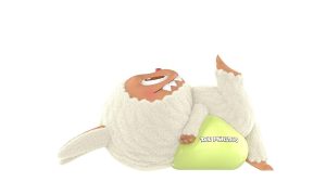 Pop Mart THE MONSTERS Labubu Lazy Yoga Series Lay Down Figure