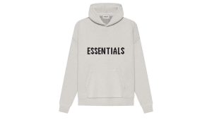 Fear of God Essentials Knit Pullover Hoodie (SS21) Light Heather Oatmeal