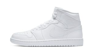 Jordan 1 Mid Triple White 2.0 (2020)