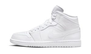 Air Jordan 1 Mid Triple White