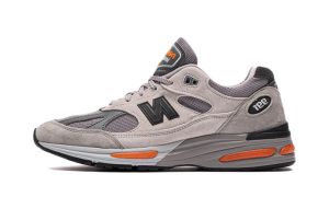 New Balance 991v2 'MiUK Pelican Grey Orange'