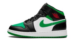 Jordan 1 Mid Green Toe (GS)