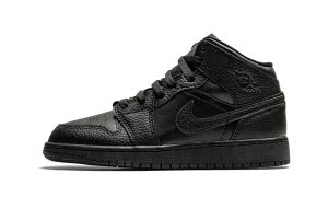 Air Jordan 1 Mid Triple Black (GS)