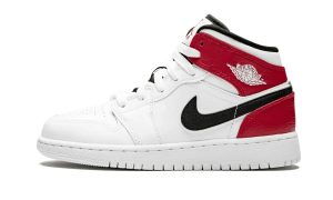 Air Jordan 1 Mid White Black Gym Red (GS)