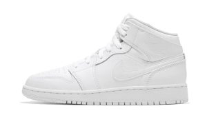 Air Jordan 1 Mid Triple White (2020) (GS)