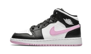 Jordan 1 Mid White Black Light Arctic Pink (GS)
