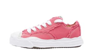 maison-mihara-yasuhiro-hank-og-sole-canvas-low-top-frayed-pink