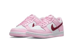 Nike Dunk Low Pink Foam Red White (GS) – Bild 2