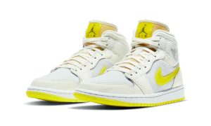 Air Jordan 1 Mid SE Voltage Yellow (W) - Imagen 2