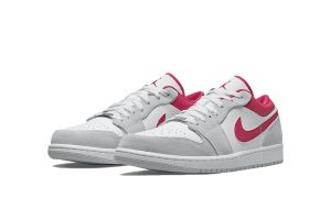 Air Jordan 1 Low SE Light Smoke Grey Gym Red - Image 2