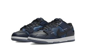 Nike Dunk Low Scrap Black Navy – Image 2