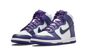 Nike Dunk High Electro Purple Midnight Navy (GS) - Image 2