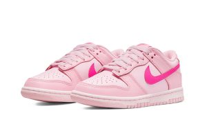 Nike Dunk Low Triple Pink (GS) – Image 2
