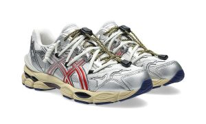 ASICS Gel-Cumulus 16 TOGA White Red Pure Silver - Image 2