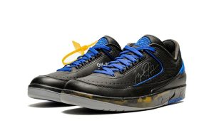 Air Jordan 2 Retro Low SP Off-White Black Blue - immagine 2