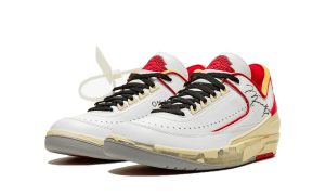 Air Jordan 2 Retro Low SP Off-White White Red - Image 2