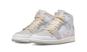 Jordan 1 Mid SE Craft Inside Out White Grey - Imagen 2