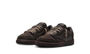 Jordan 1 Retro Low OG SP 'Travis Scott Velvet Brown' (TD) - Image 2