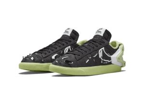 Nike Blazer Low Acronym Black Olive Aura - Afbeelding 2