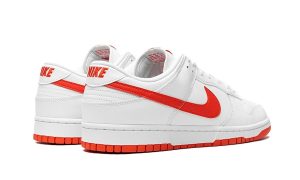 Nike Dunk Low Retro White Picante Red - Image 2