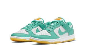 Nike Dunk Low White Turquoise (W) – Image 2