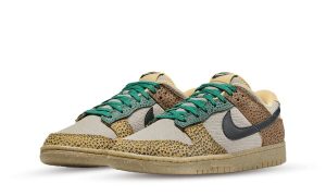 Nike Dunk Low Safari Golden Moss - Image 2