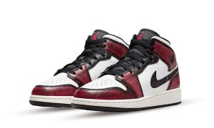 Jordan 1 Mid Wear-Away Chicago (GS) - Image 2