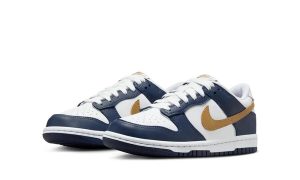 Nike Dunk Low Midnight Navy Wheat (GS) - Image 2