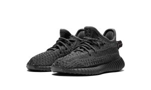 Yeezy Boost 350 V2 'Black' (Infant) - Image 2
