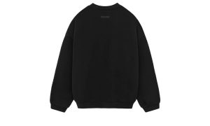 Fear of God Essentials Fleece Crewneck Black - Image 2