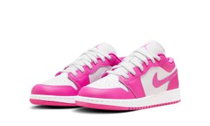 Jordan 1 Low Fire Pink (GS) – Image 2