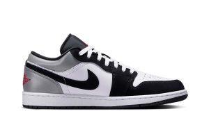 Jordan 1 Low SE White Fire Red Black Matte Silver - Image 2