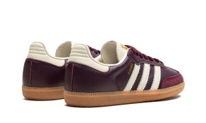 adidas Samba OG Maroon Gold Metallic (W) – Bild 2